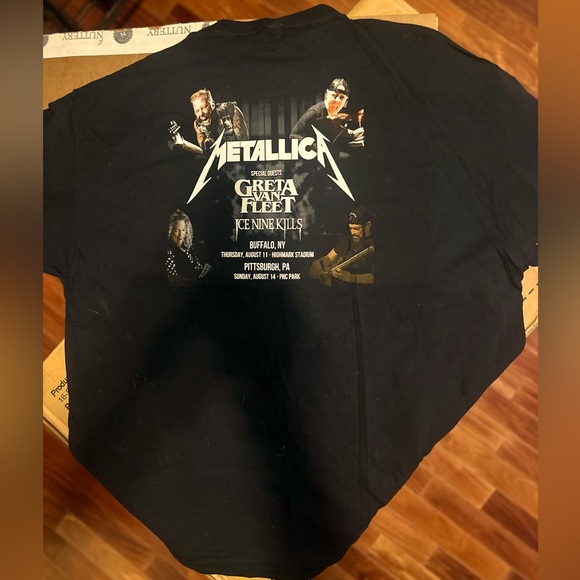 METALLICA®️⚙️💥🎙️Official 2023 TourT-Shirts Ft GretaVanFleet & IceNineKills - Picture 4 of 9